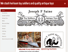 Tablet Screenshot of josephsaine.com